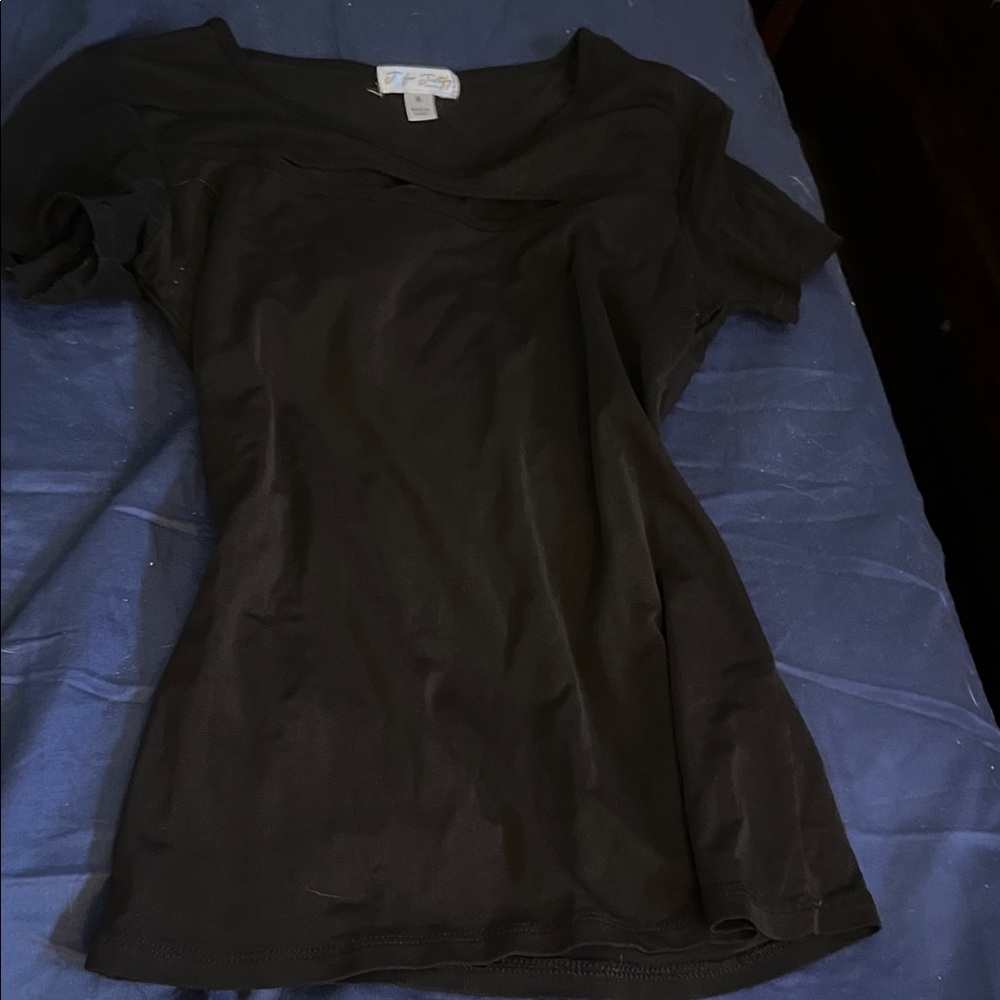 Elegant Black Women's Top
